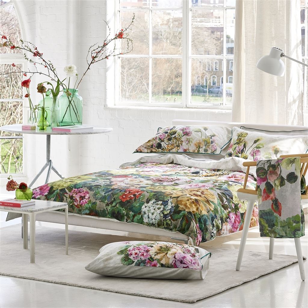 Grandiflora Rose Dusk Bed Linen Designers Guild