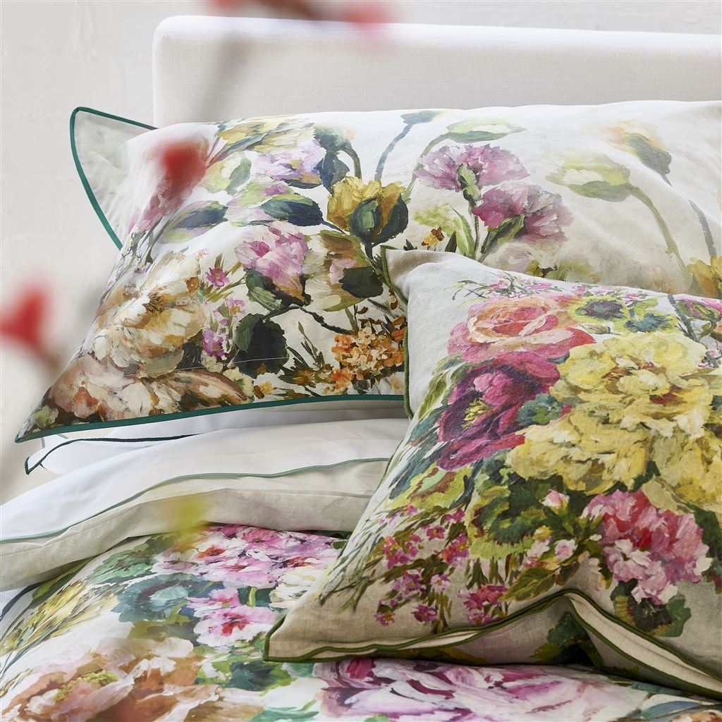 Grandiflora Rose Dusk Bed Linen Designers Guild