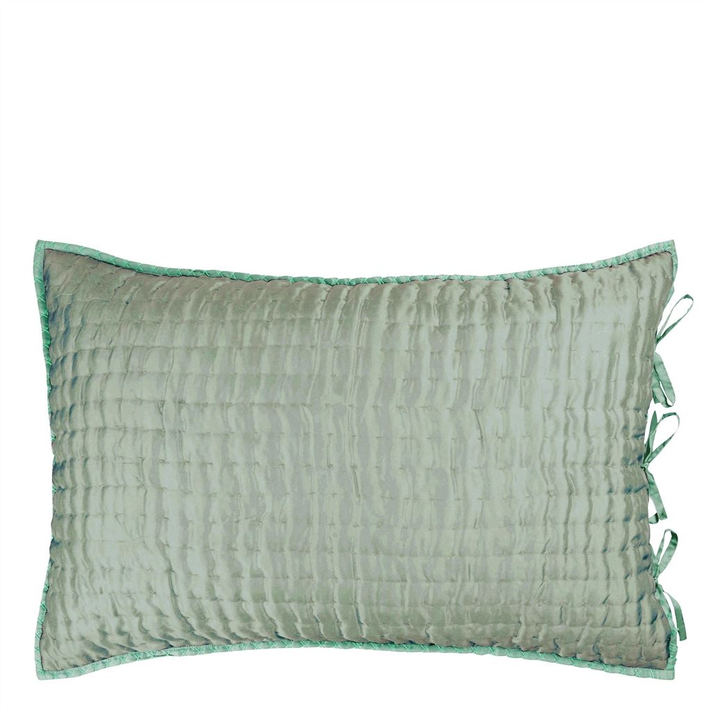 Chenevard Eau De Nil & Celadon Quilts & Pillowcases Designers Guild