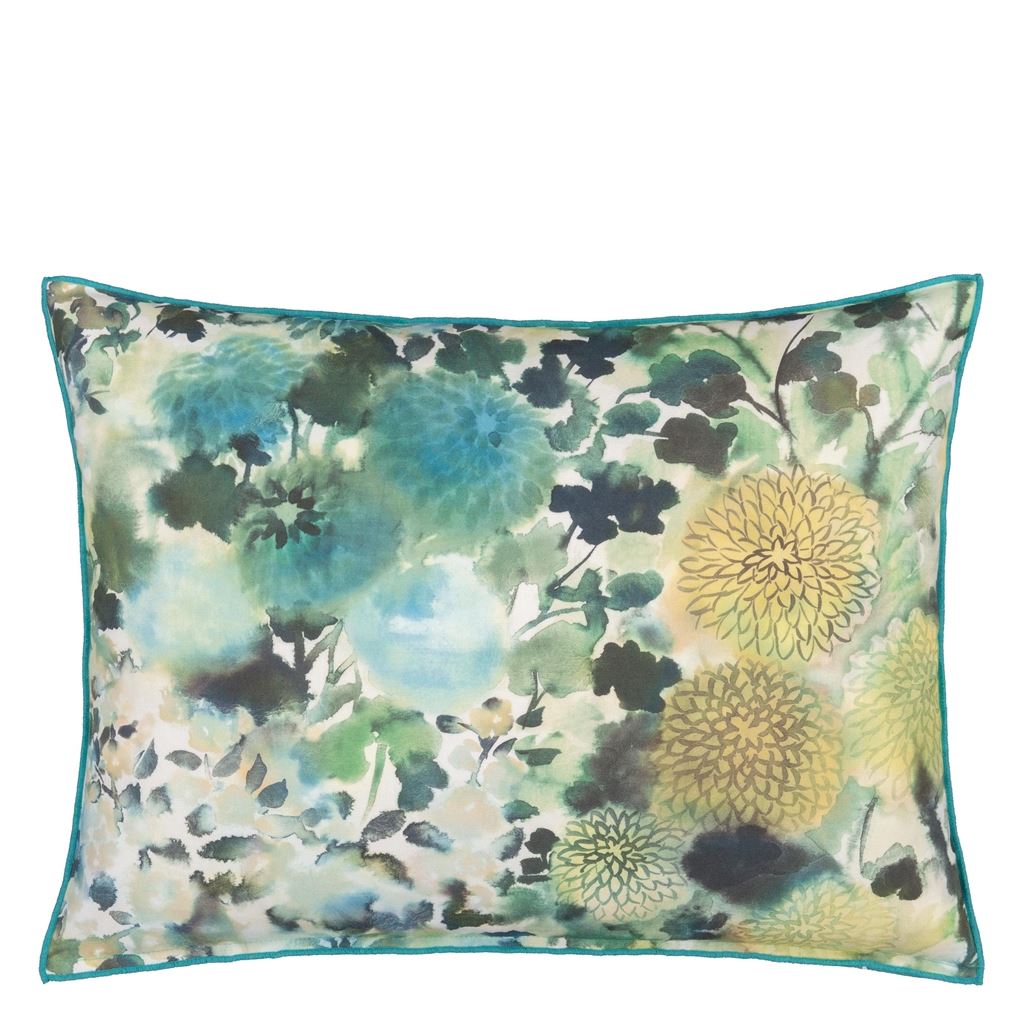 Outdoor Japonaiserie Azure Cushion Designers Guild