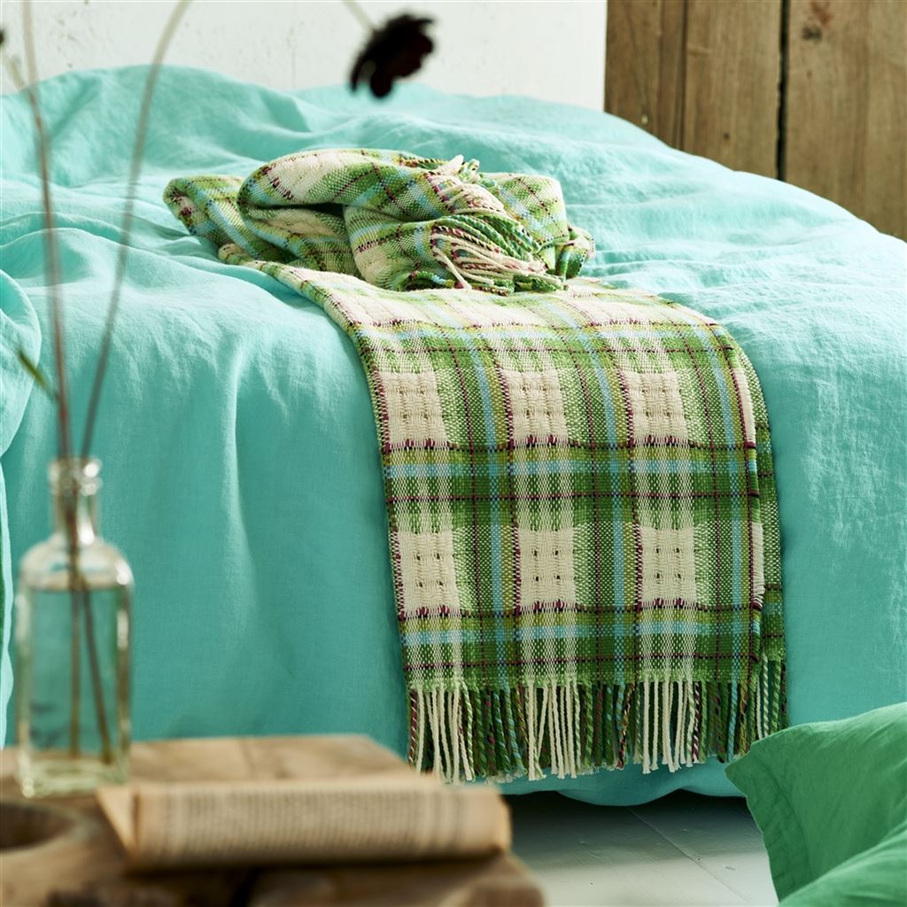 Woodhall Emerald Throw Designers Guild