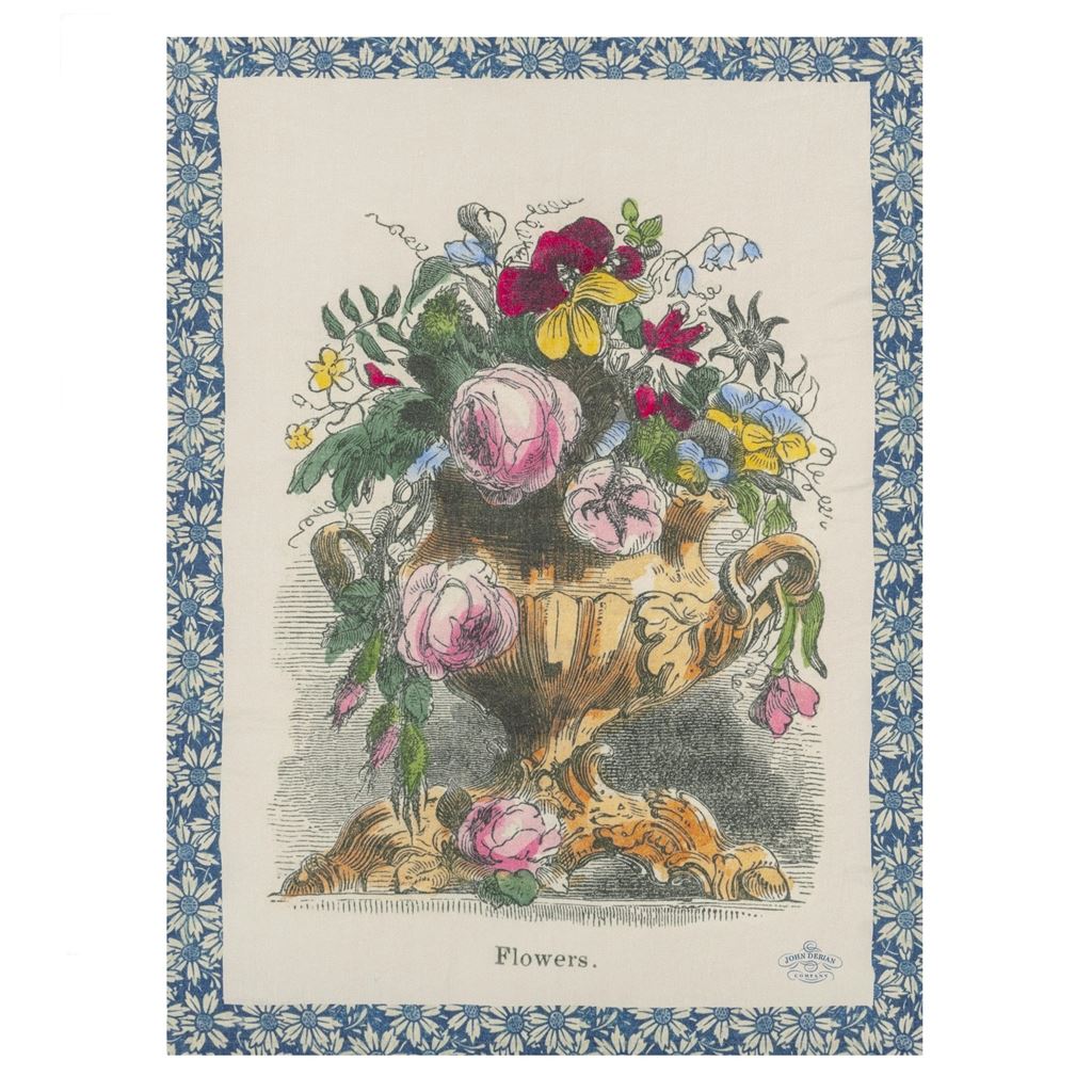 Flower Vase Parchment Throw John Derian