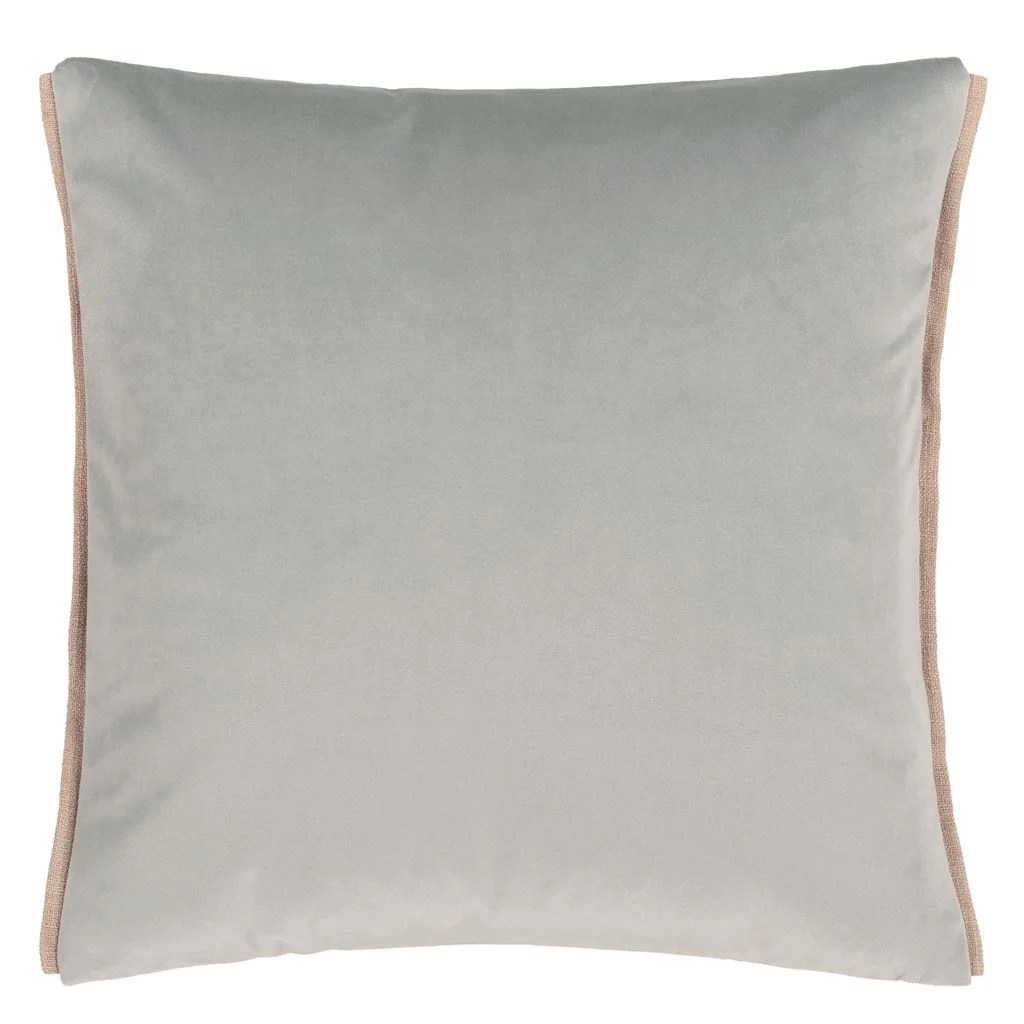 Velluto Duck Egg Velvet Cushion Designers Guild