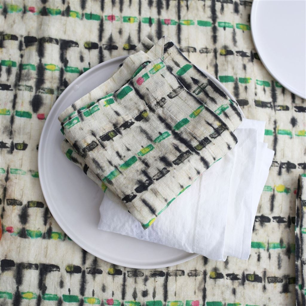 Sunuko Slate Runner, Placemats & Napkins Designers Guild