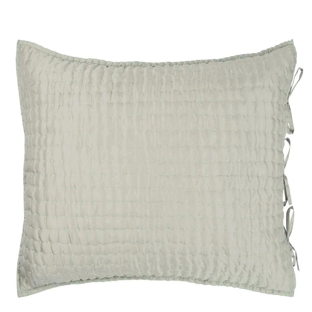 Chenevard Pebble & Duck Egg Quilts & Pillowcases Designers Guild