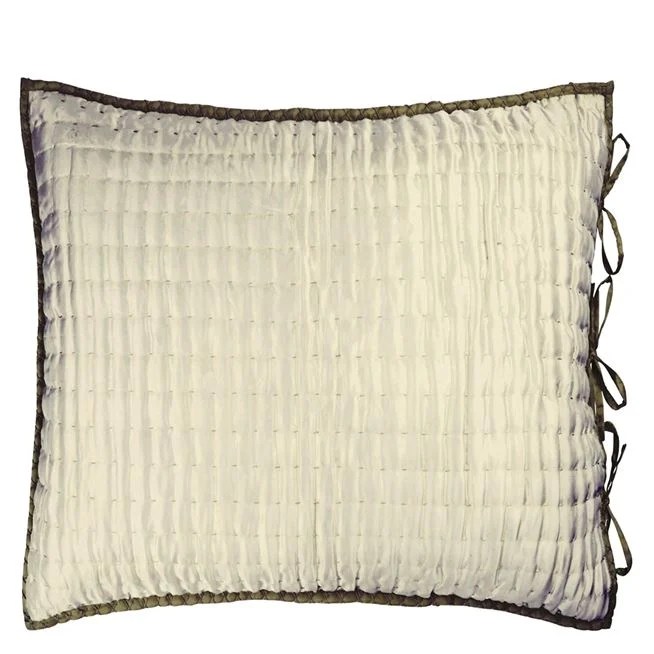 Chenevard Espresso & Birch Quilts & Pillowcases Designers Guild