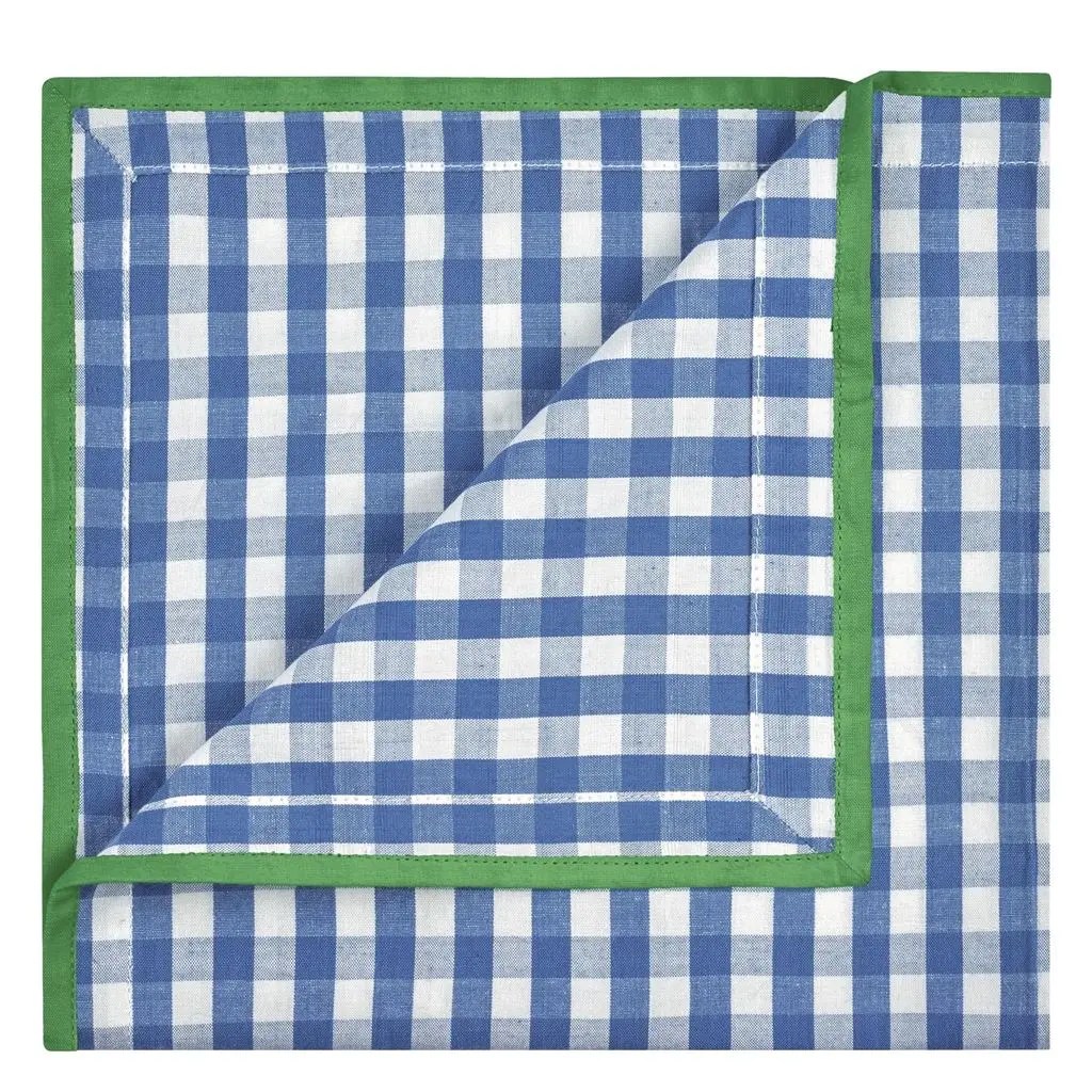 Saliya Cobalt Runner, Placemats & Napkins Designers Guild
