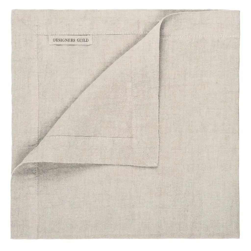 Lario Natural Linen Placemats & Napkins Designers Guild