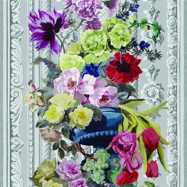 bosquet panel print rose fabric Designers Guild