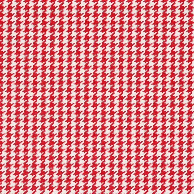 caraval houndstooth red fabric Ralph Lauren