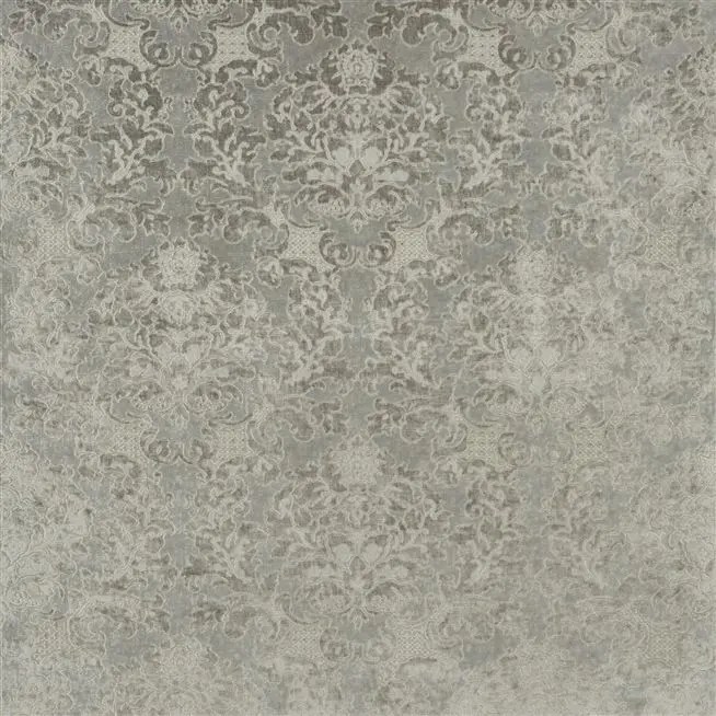 palace damask silver fabric Royal Collection