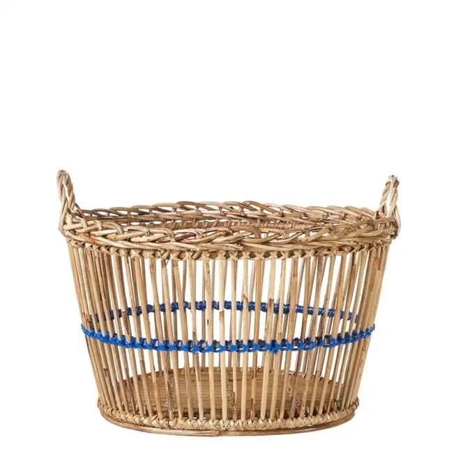 Small Blue Woven Basket Designers Guild