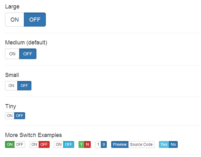Bootstrap Toggle Switch