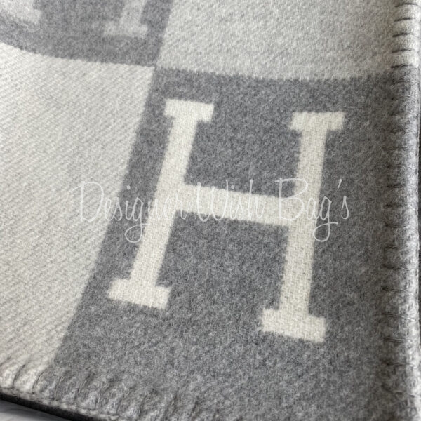 Hermès Avalon Blanket Grey Designer WishBags