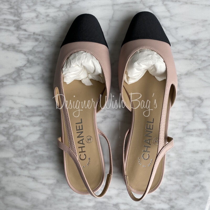 Chanel Slingbacks Flat Designer WishBags