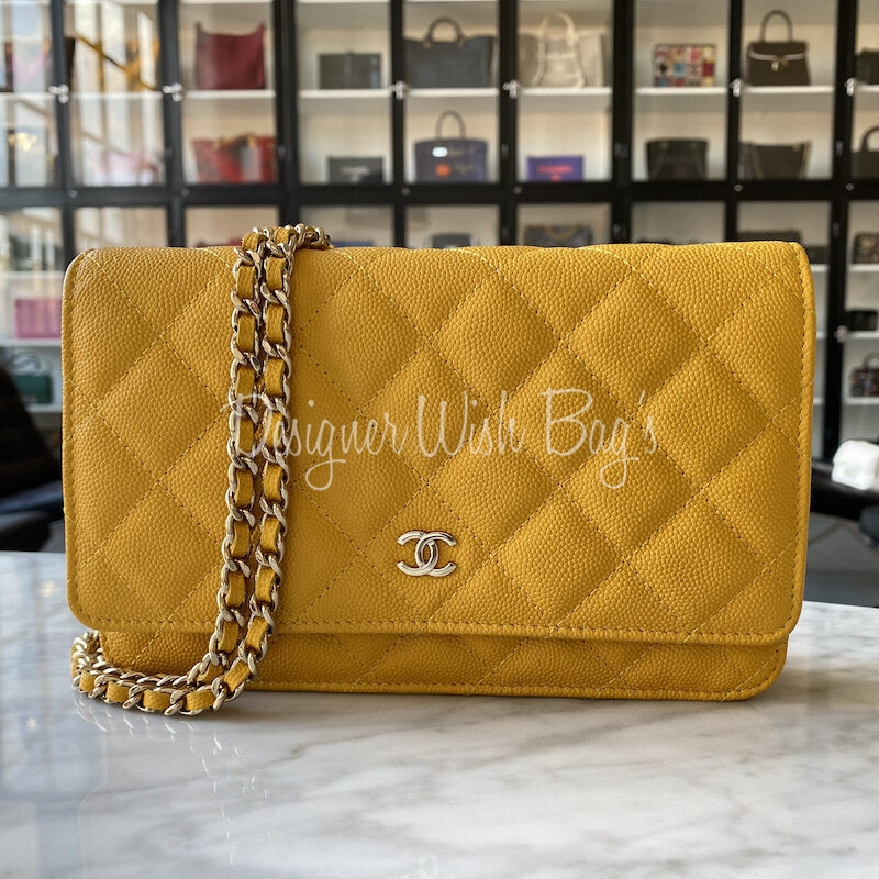 Chanel Beige Caviar Cross Body Bag Designer WishBags