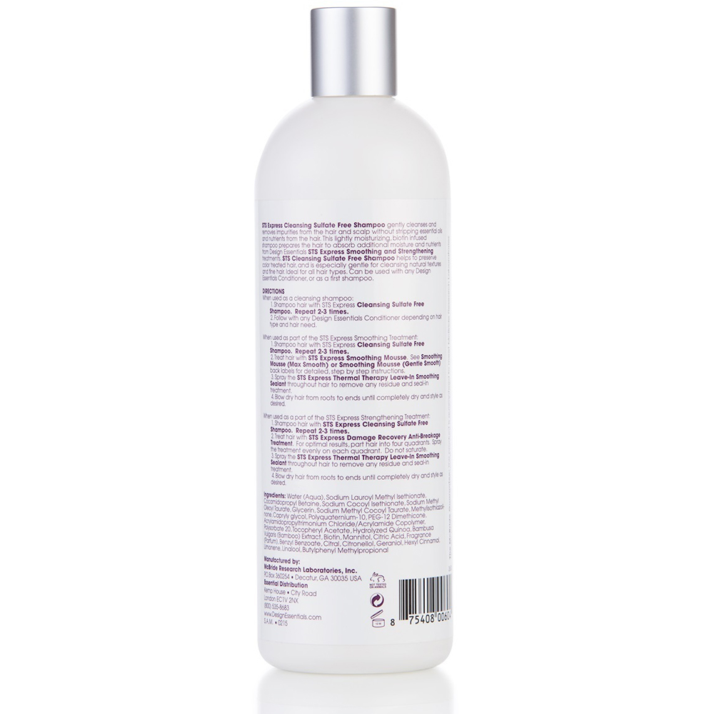 Strengthening Therapy Sulfate Free Shampoo 16 oz Design Essentials
