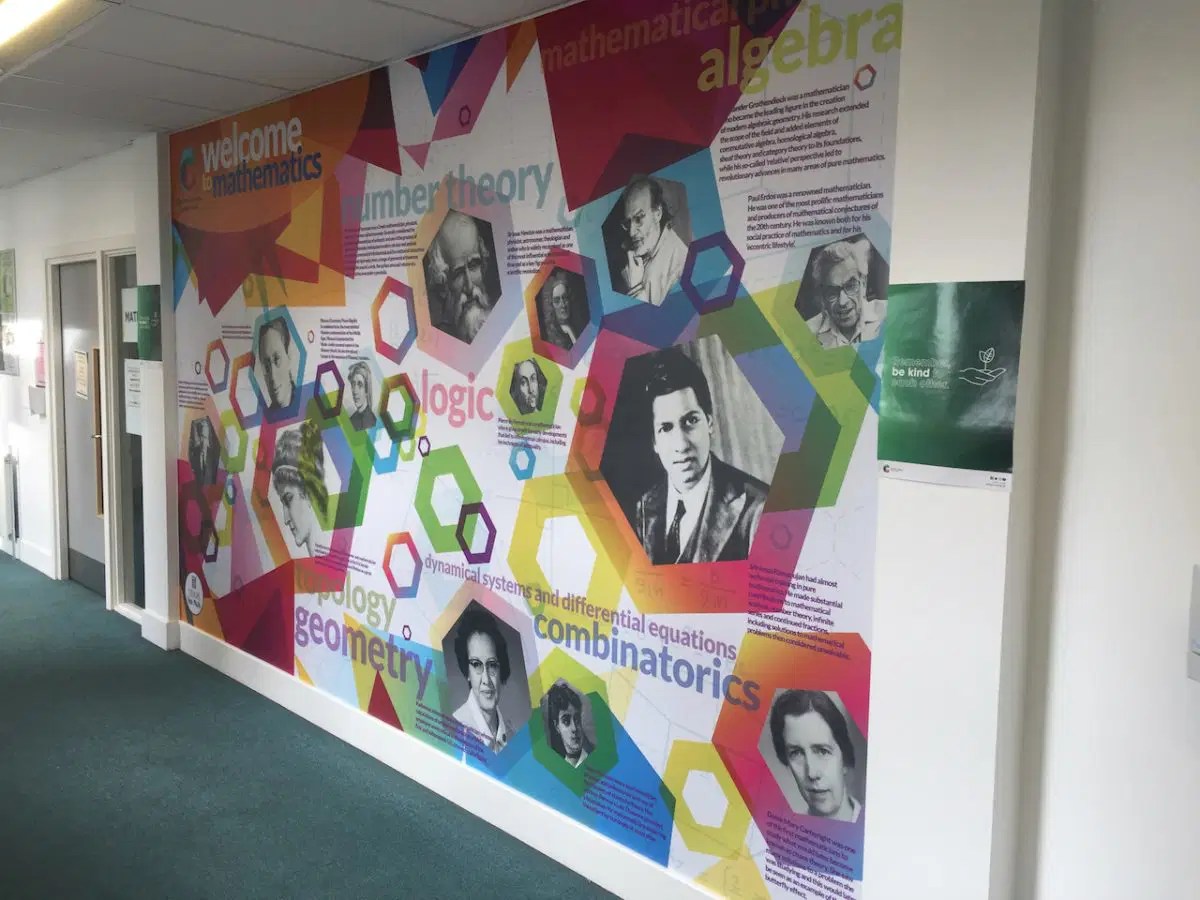 Mural Design Ideas for Maths Wall Murals in Schools