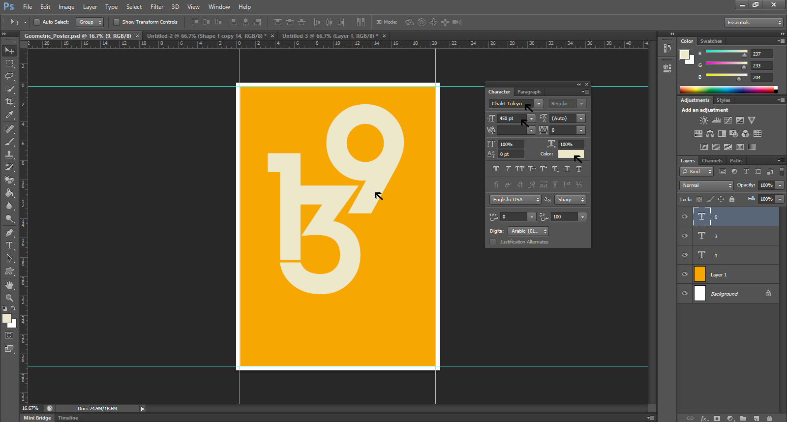 Simple Steps To Design Geometric Poster In 1 Simple Steps To Design Geometric Poster In 1