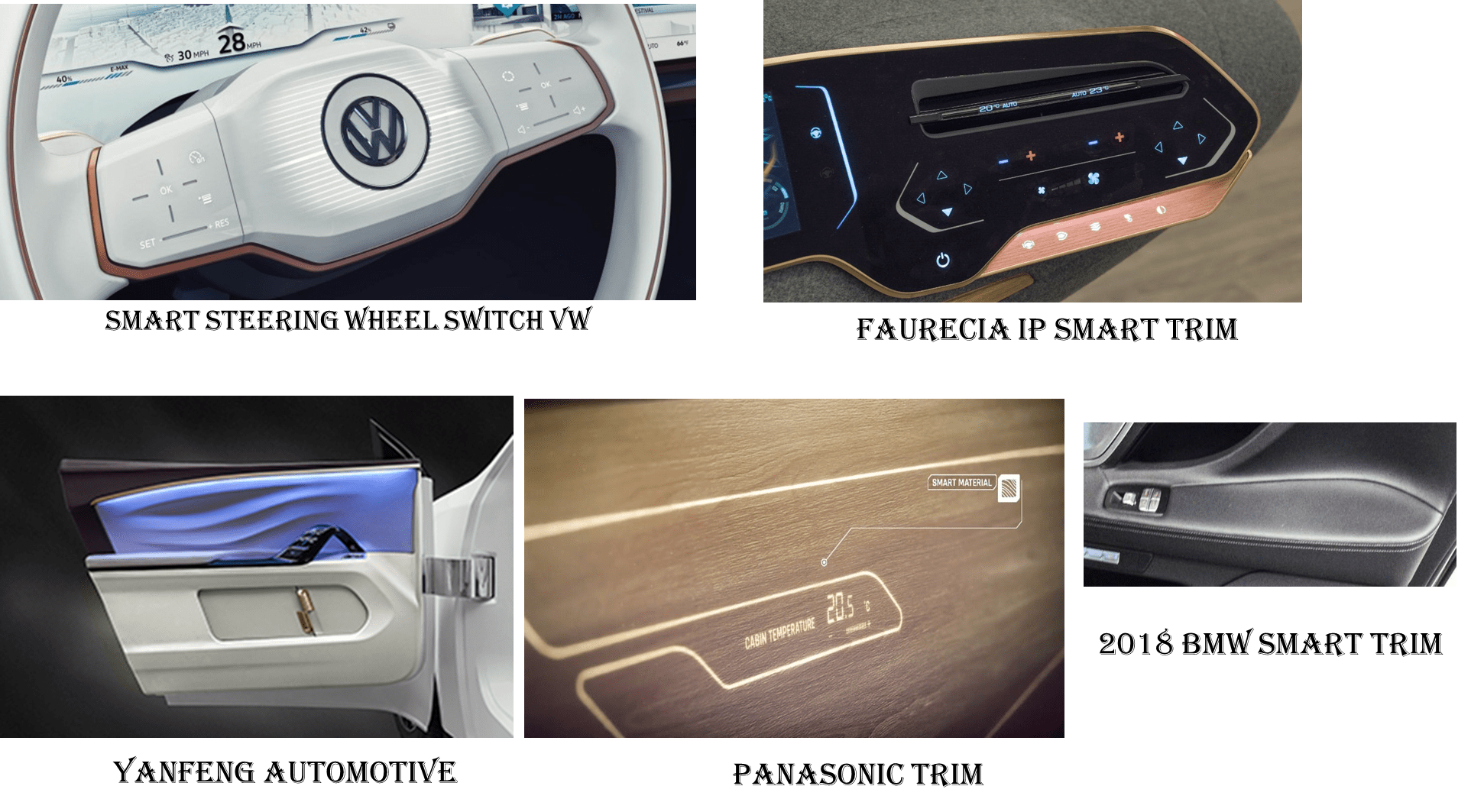 Design HMI 2017 Innovations for Automotive Interiors