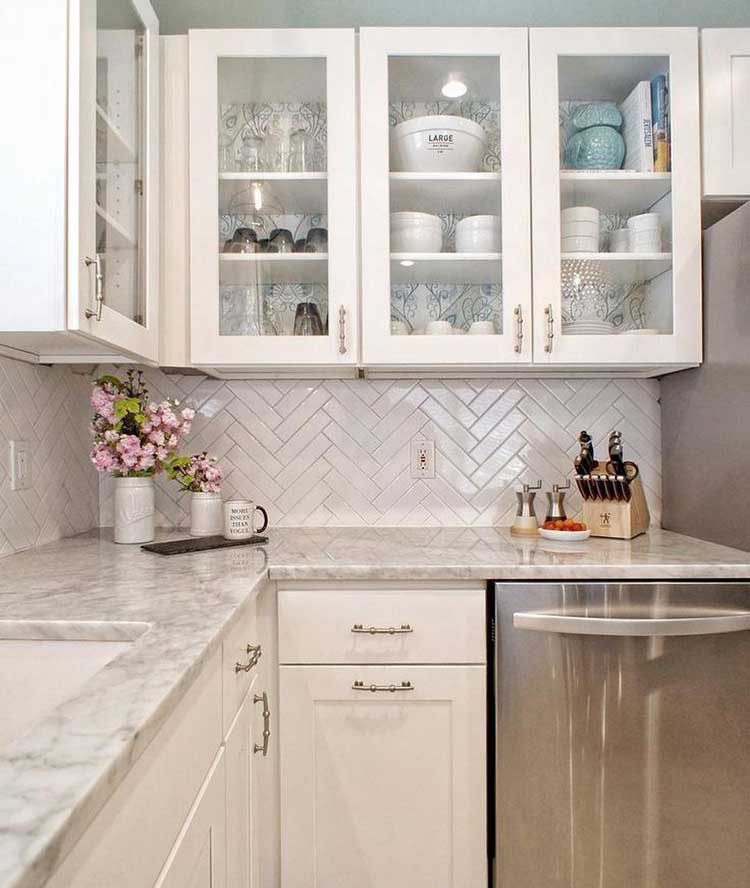 57 Best Farmhouse Kitchen Backsplash Ideas (2022 Designs) (2022)