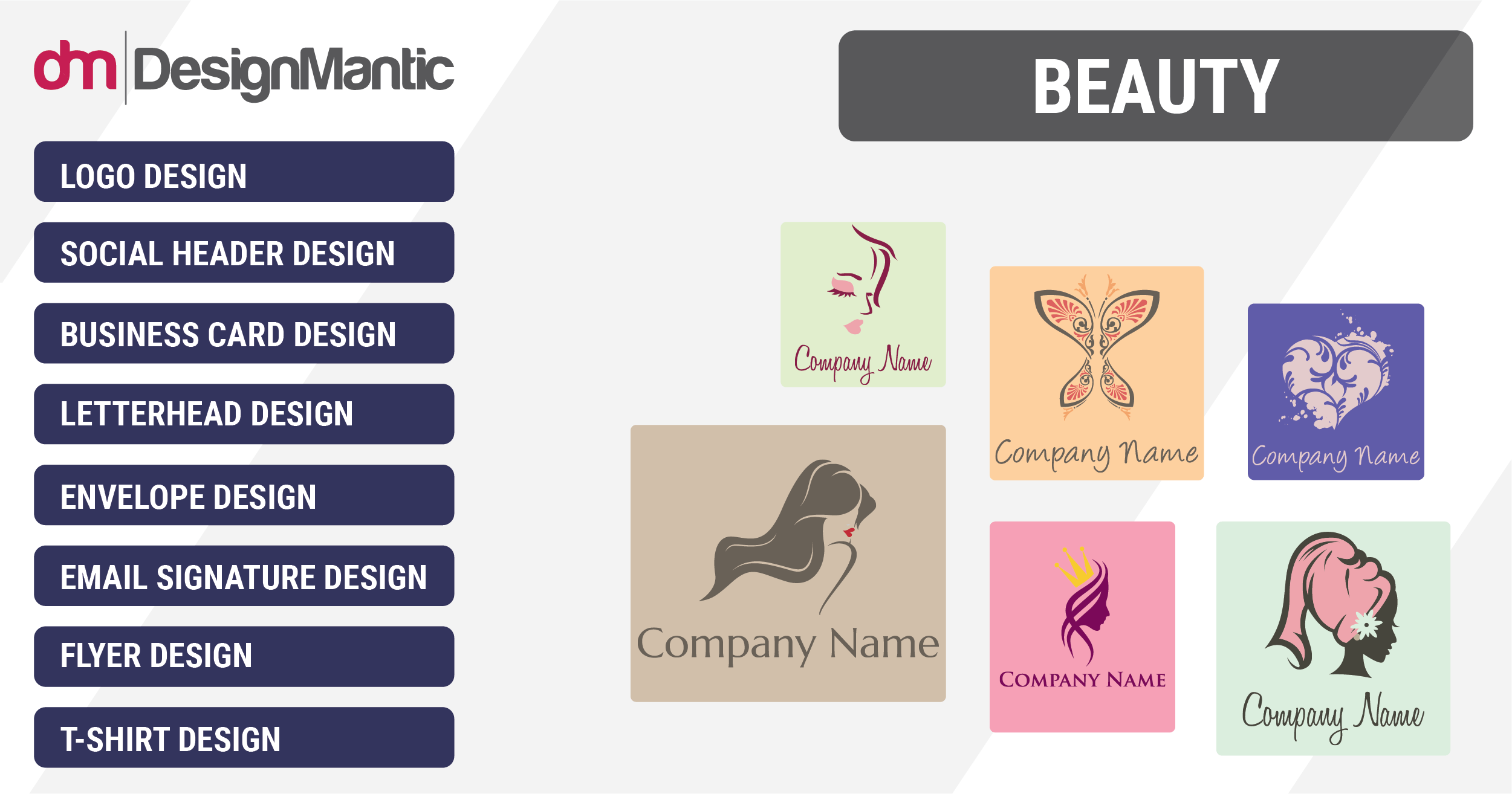 Free Beauty Logos, Spa, Salon, Stylist, Cosmetic Logo Templates