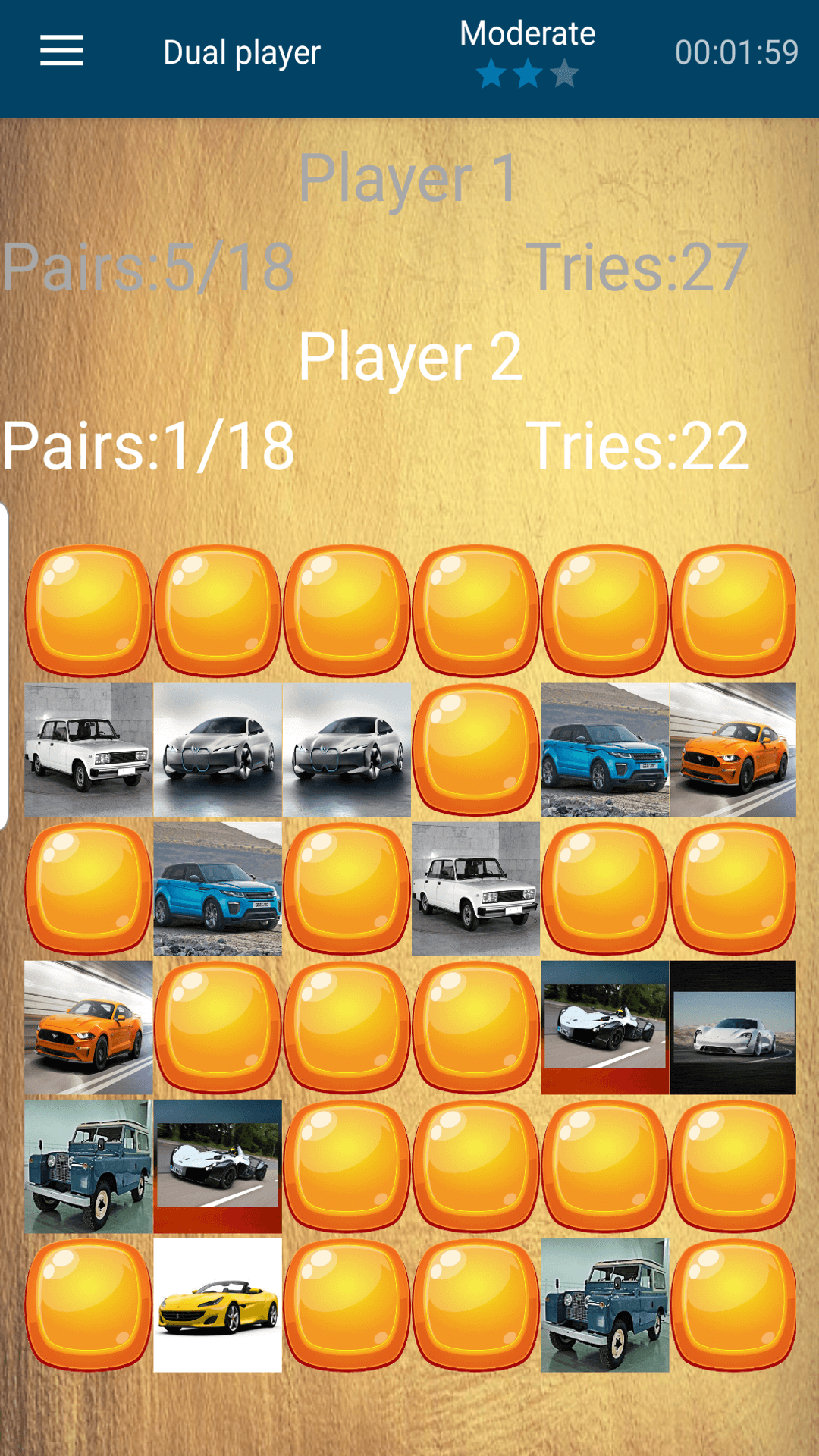 Match Memory Game sets