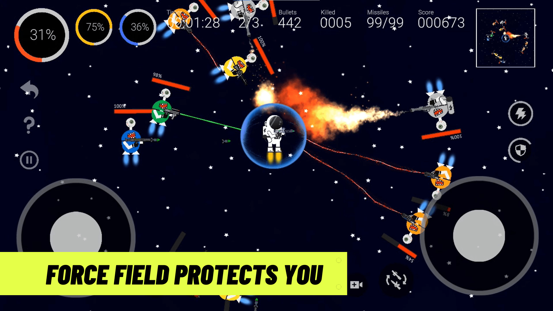 Fatal Space 2D Space Shooter Game