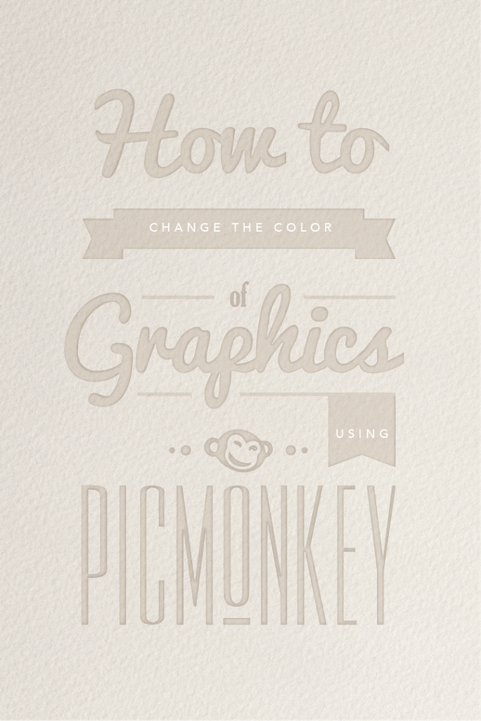 How to Change the Color of Graphics Using PicMonkey - Designs By Miss ...