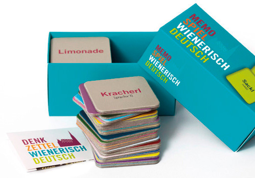 totakeaway das Memospiel WienerischDeutsch design schenken