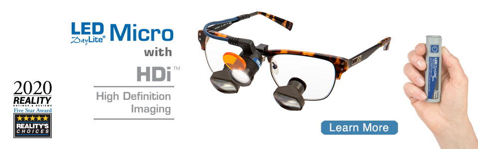 Lightweight and WireLess LED Dental Headlights Now with HDi technology