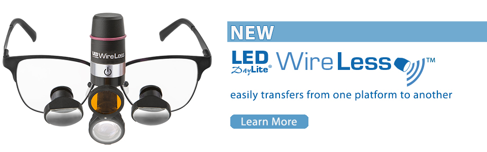 The Lightest LED Headlights in Dentistry with Adjustable Intensity