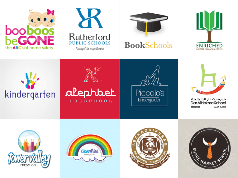 School Logo Designs by DesignVamp® for 39