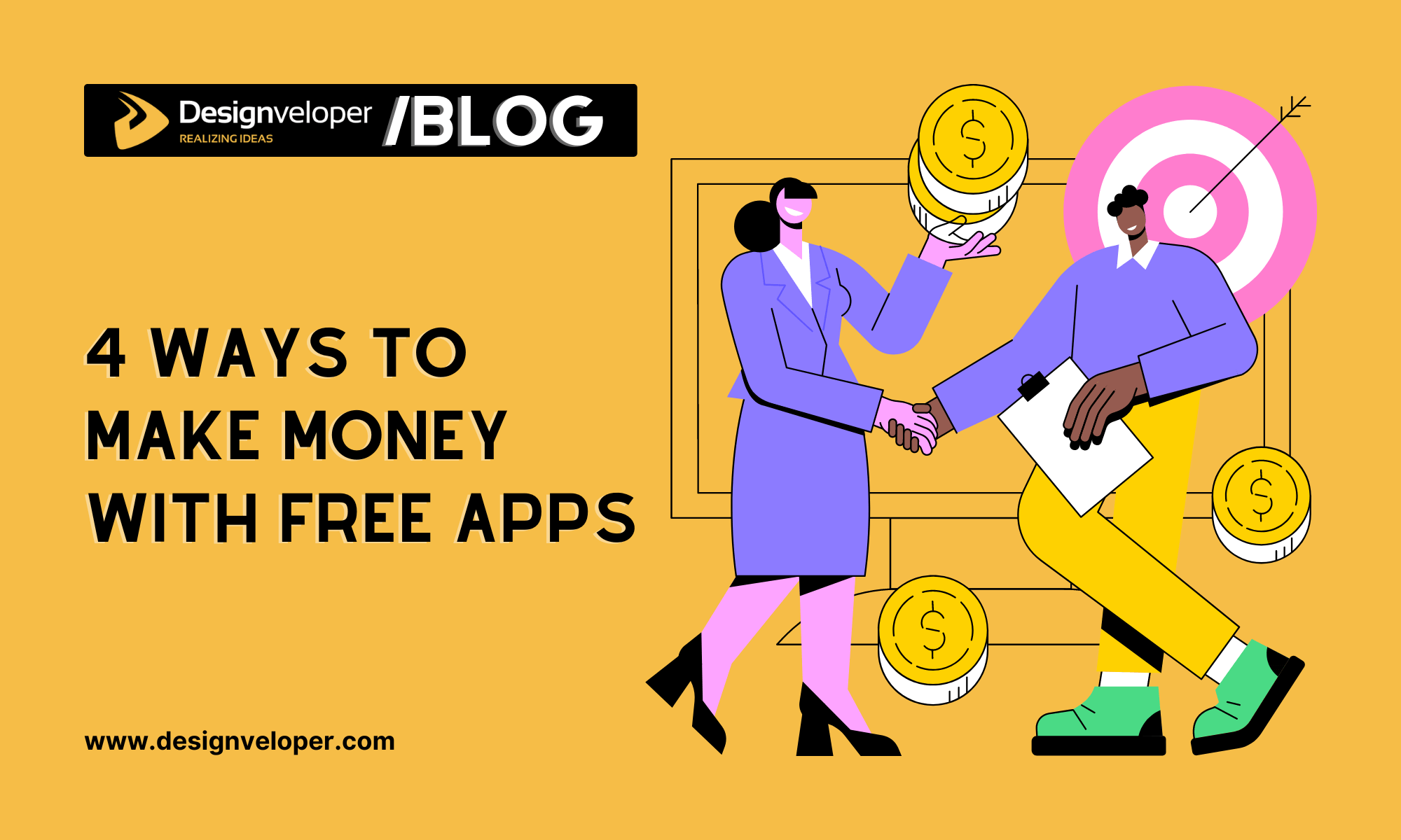 4 Ways on How Do Free Apps Make Money? Designveloper