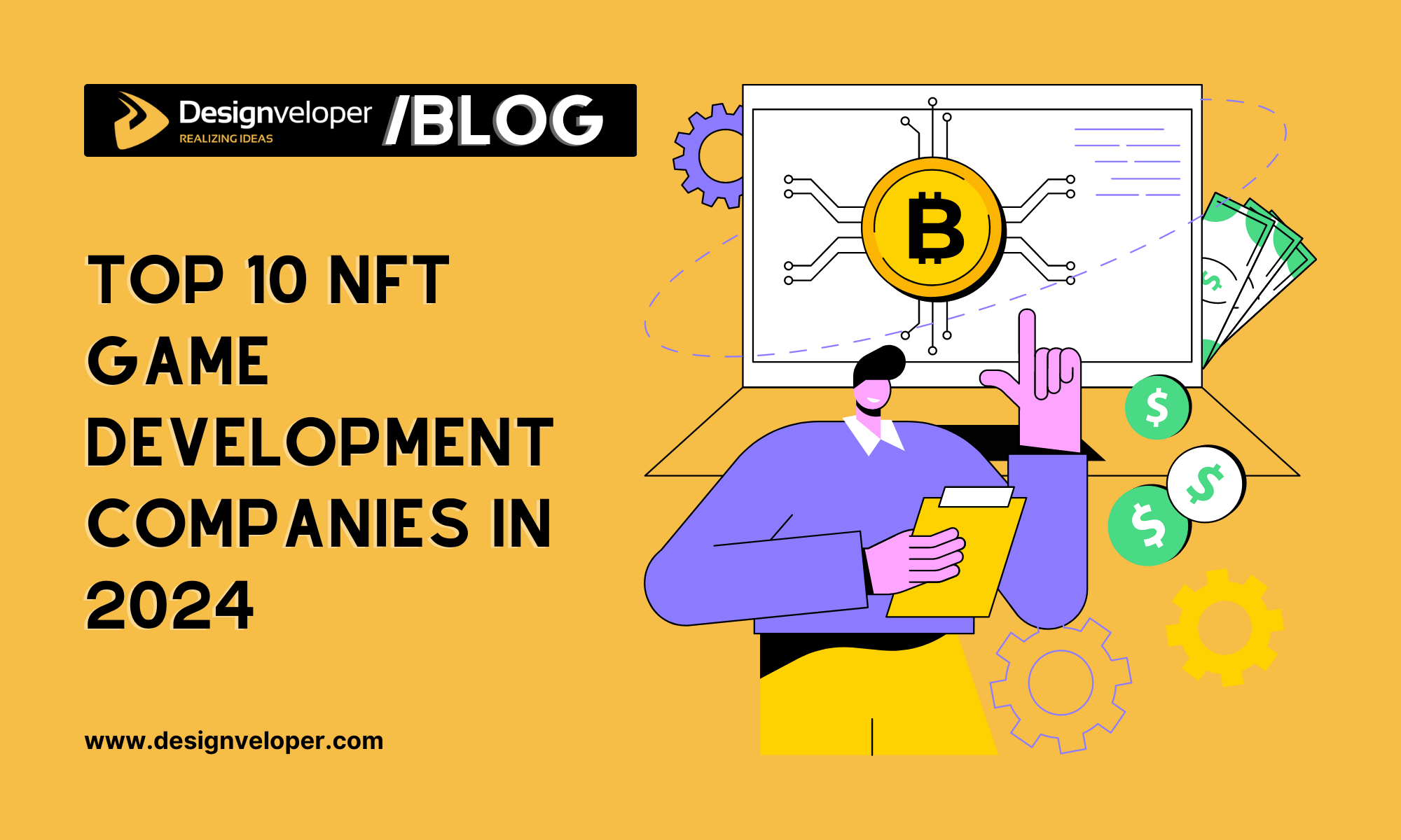Top 10 NFT Game Development Companies Trends & Techs in 2024