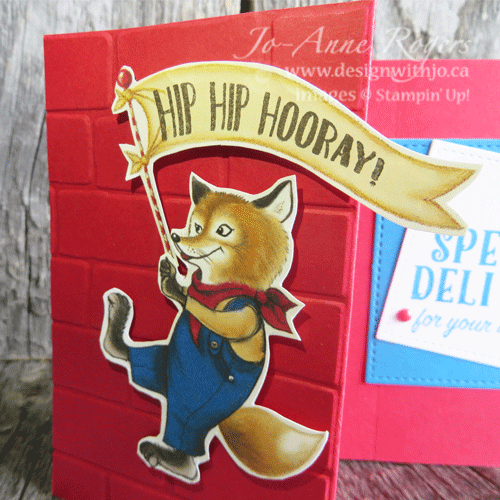 Reverse Fold Kids Birthday Card Design With Jo