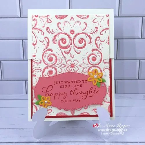 How to Add Colour to Embossing Folders JOTips Video Design With Jo