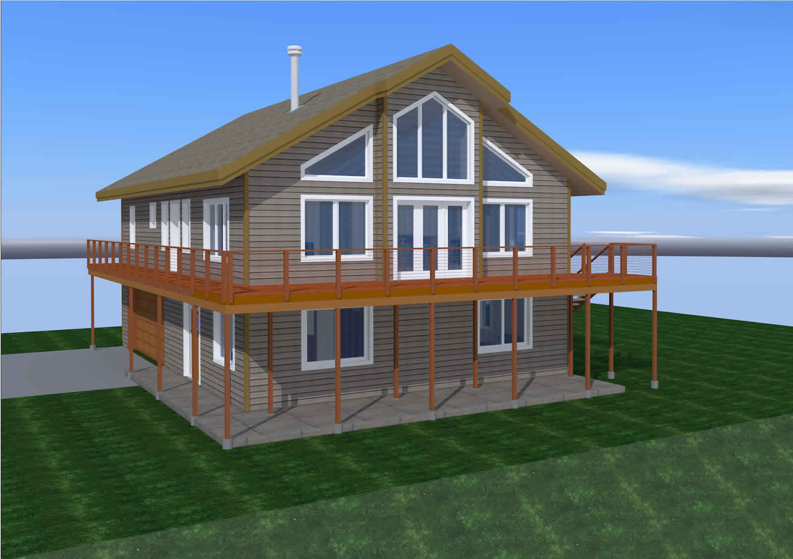 Auke Bay Render DesignWorksResidential Design