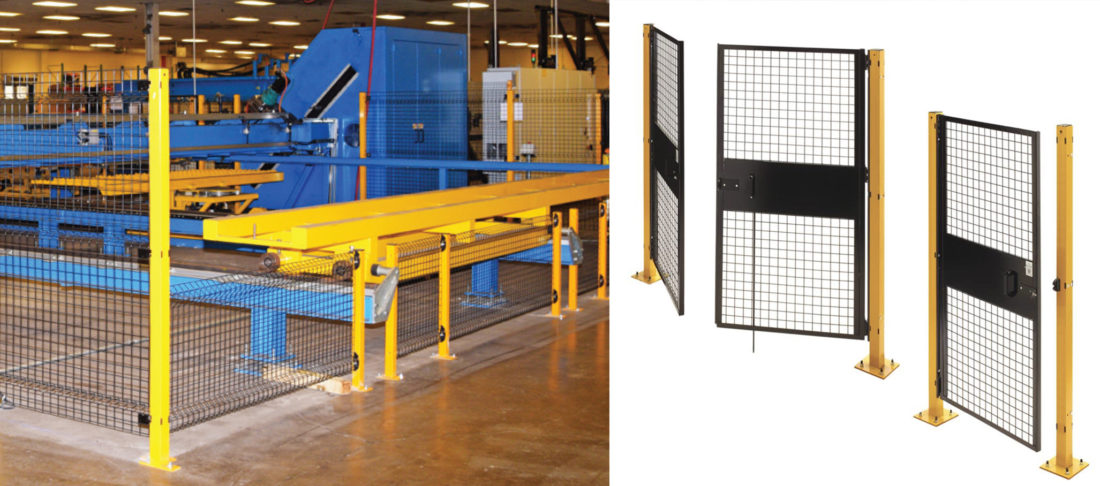 Machine guarding system creates safety perimeter for welding area