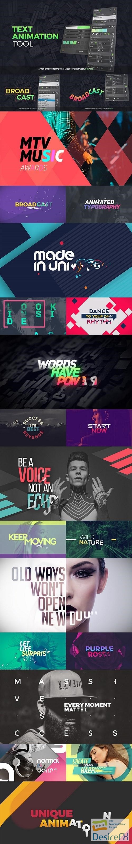 Download Videohive 20233979 TypeX Text Animation Tool VOL.05