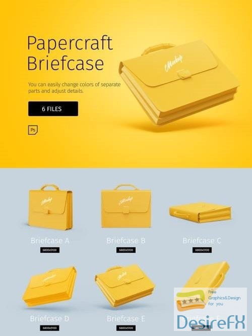 Download Papercraft Briefcase