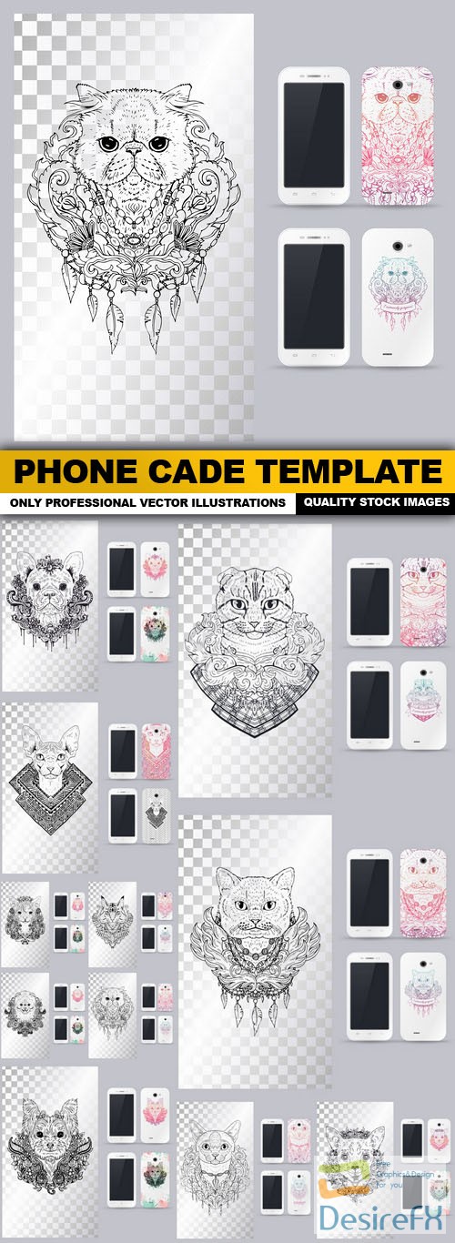 Download Phone Case Template 11 Vector
