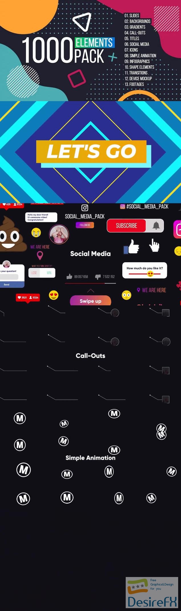 Download Motion Array 1000 Elements. Graphics Tool Pack