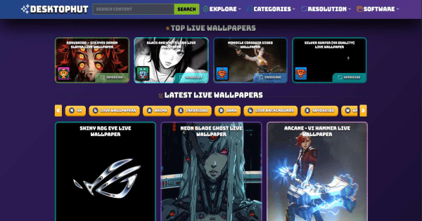 Anime Live Wallpapers DesktopHut