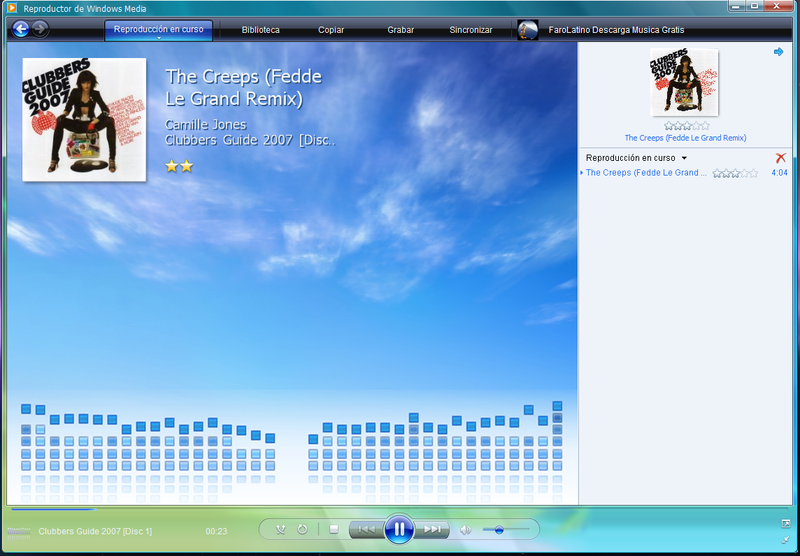 Windows Media Player 12, Skin Desontis