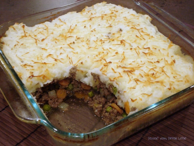 Shepherd's Pie Dessert Now, Dinner Later!