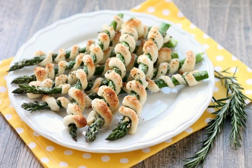Wrapped Asparagus Dessert Now, Dinner Later!