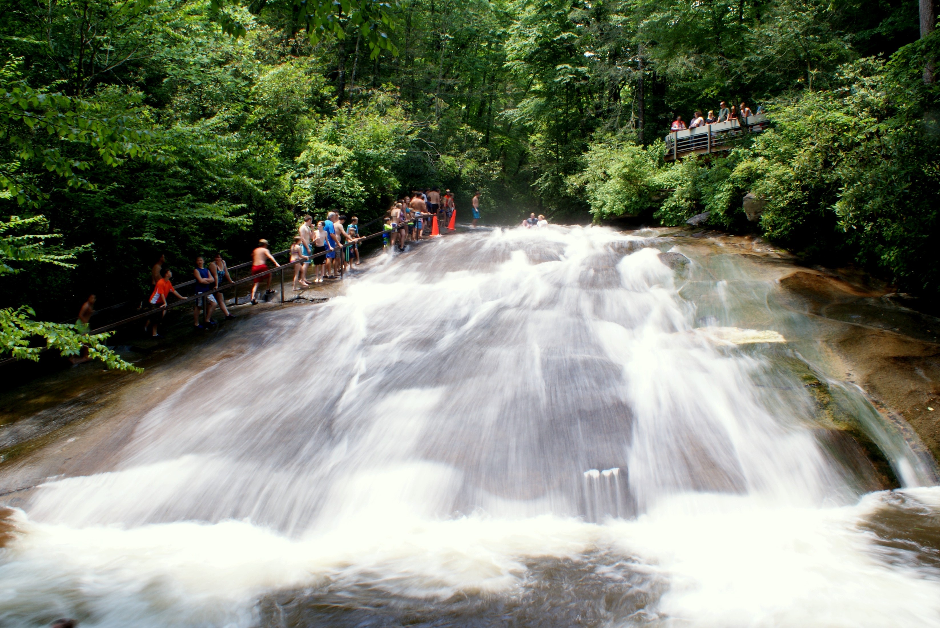 North Carolina's Must See Natural Waterslide Destination Tips
