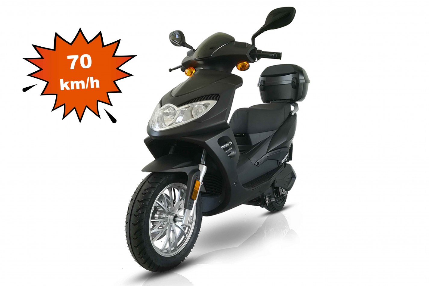 Scooter électrique 125 cc eStock MAX professionnel 70 km/h 70 km