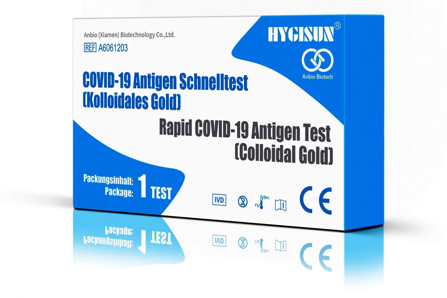 Test rapide Covid 19 antigénique salivaire HYGISUN à partir de 5,49€